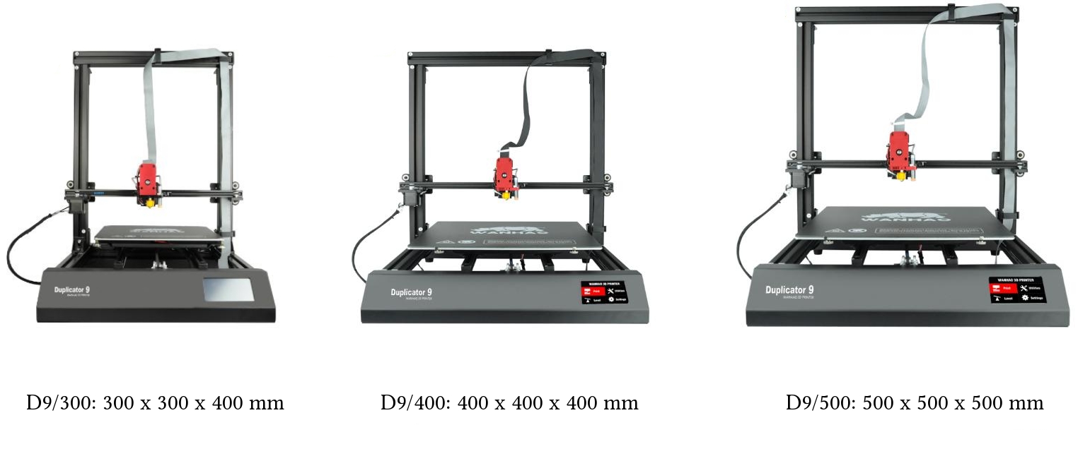 Wanhao Duplicator D9 Mark I/30 30*30*40 cm – Large 3D printer buy